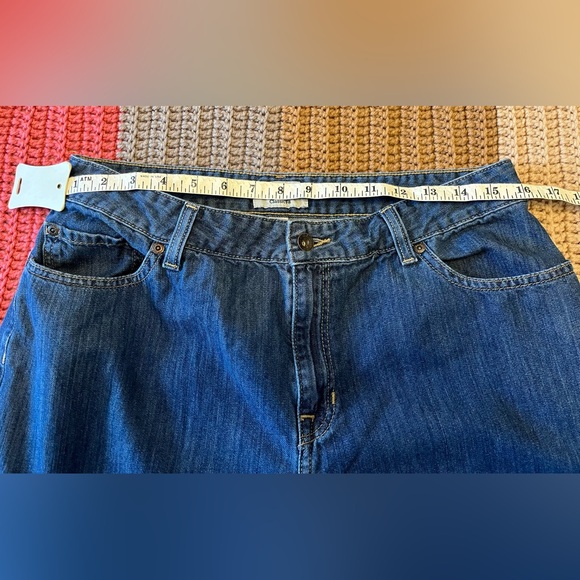 L.L. Bean Classic Fit Summer Lightweight Pima Cotton Blue Jeans - Picture 3 of 10